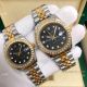 Copy Rolex Datejust Green Dial 2-Tone Lover Watch 36mm and 31mm (7)_th.jpg